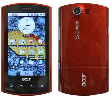 Acer Liquid E - description and parameters