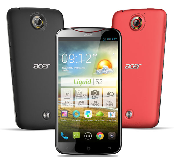 Acer Liquid S2 - description and parameters