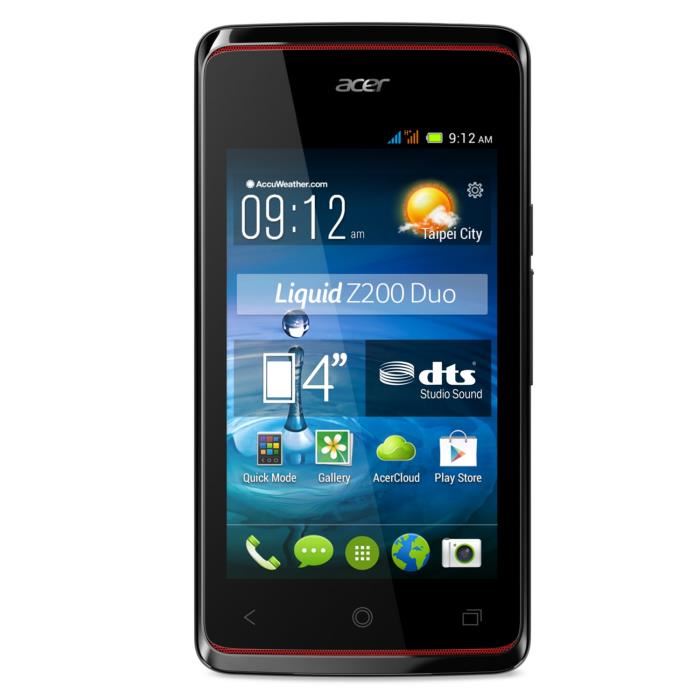 Acer Liquid Z200 - description and parameters