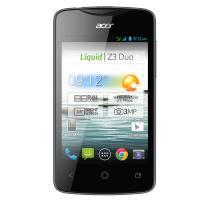 
Acer Liquid Z3 supports frequency bands GSM and HSPA. Official announcement date is  August 2013. The device is working on an Android OS, v4.2 (Jelly Bean) with a Dual-core 1 GHz Cortex-A7 