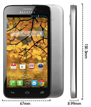 Alcatel Fierce - description and parameters