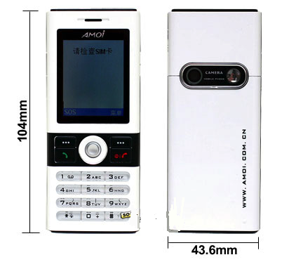 Amoi A320 - description and parameters