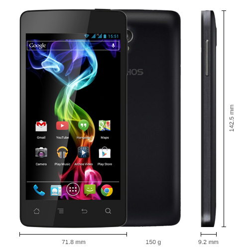 Archos 45 Platinum - description and parameters