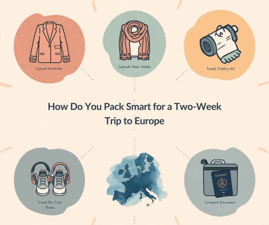 How Do You Pack Smart for a Two-Week Trip to Europe?