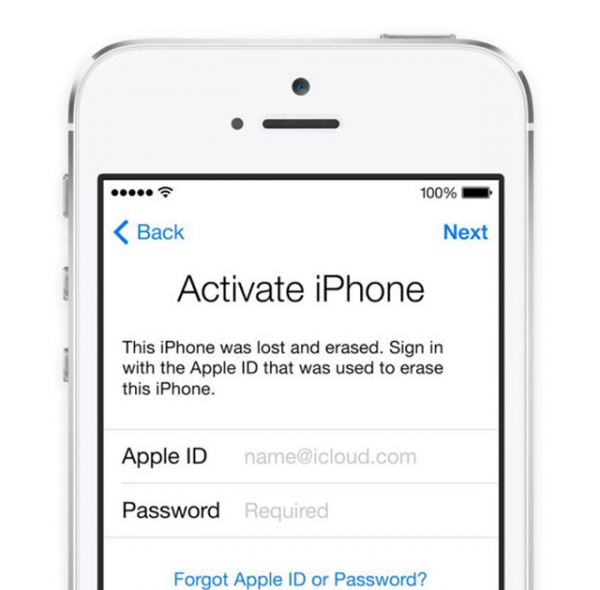 Activation lock status (Find my iPhone) Activation lock status (Find my iPhone)