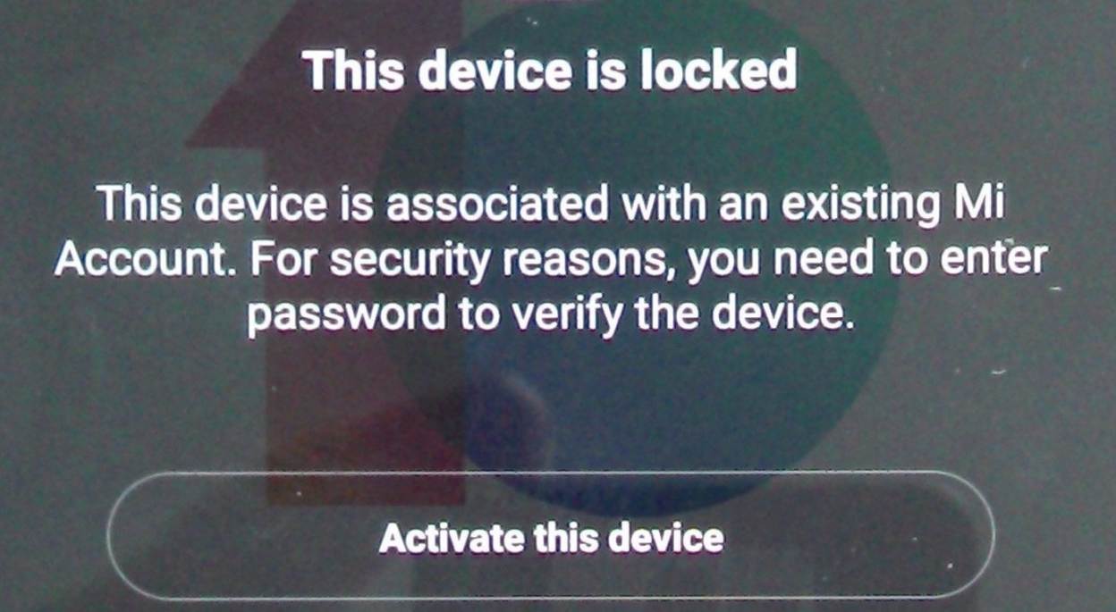Xiaomi MI account remove - how to ?