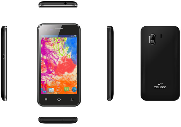 Celkon A87 - description and parameters