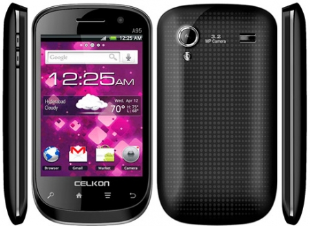 Celkon A95 - description and parameters