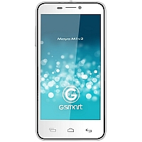 
Gigabyte GSmart Maya M1 v2 supports frequency bands GSM and HSPA. Official announcement date is  June 2013. The device is working on an Android OS, v4.2.1 (Jelly Bean) with a Quad-core 1.2 