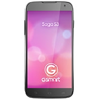 
Gigabyte GSmart Saga S3 supports frequency bands GSM and HSPA. Official announcement date is  April 2014. The device is working on an Android OS, v4.2 (Jelly Bean) with a Quad-core 1.3 GHz 