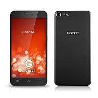 
Gigabyte GSmart Sierra S1 supports frequency bands GSM and HSPA. Official announcement date is  June 2013. The device is working on an Android OS, v4.2 (Jelly Bean) with a Quad-core 1.5 GHz