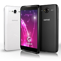 
Gigabyte GSmart Simba SX1 supports frequency bands GSM and HSPA. Official announcement date is  June 2013. The device is working on an Android OS, v4.2 (Jelly Bean) with a Dual-core 1.4 GHz