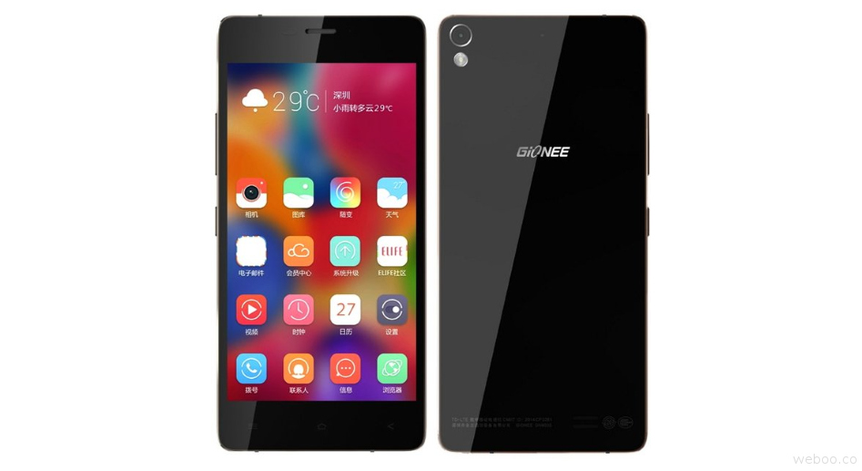 Gionee Elife S7 - description and parameters