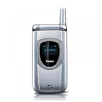 
Haier L1000 supports GSM frequency. Official announcement date is  first quarter 2005.