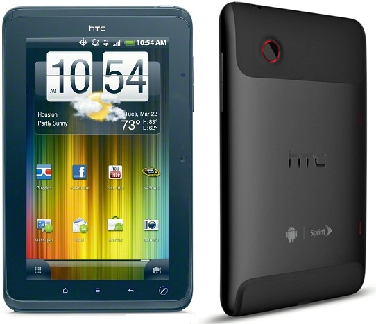 HTC EVO View 4G - description and parameters