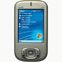 
i-mate JAM Black supports GSM frequency. Official announcement date is  third quarter 2005. The device is working on an Microsoft Windows Mobile 2003 SE PocketPC with a Intel Bulverde 416 M