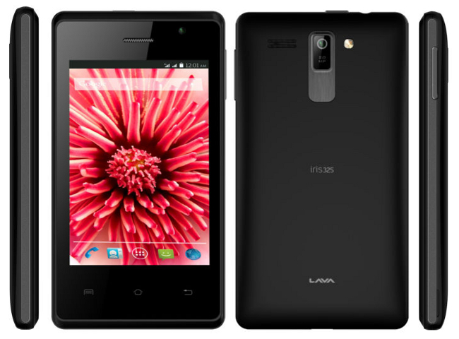 Lava Iris 325 Style - description and parameters