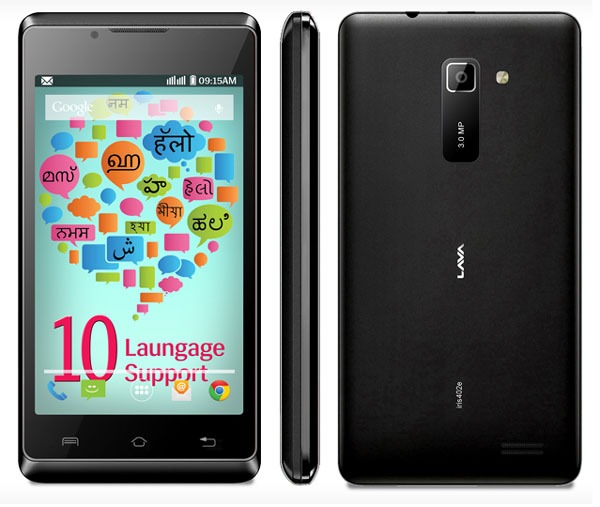 Lava Iris 402e - description and parameters