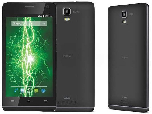 Lava Iris Fuel 50 - description and parameters