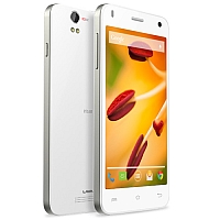 
Lava Iris X1 supports frequency bands GSM and HSPA. Official announcement date is  May 2014. The device is working on an Android OS, v4.4.2 (KitKat) with a Quad-core 1.2 GHz processor and  