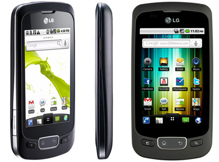 LG Optimus One P500 - description and parameters