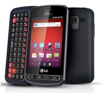 LG Optimus Slider - description and parameters