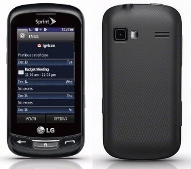 LG Rumor Reflex  LN272 - description and parameters