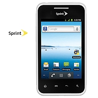 
LG Optimus Elite LS696 supports frequency bands CDMA and EVDO. Official announcement date is  May 2012. The device is working on an Android OS, v2.3.7 (Gingerbread) with a 800 MHz processor