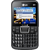 
LG Tri Chip C333 supports GSM frequency. Official announcement date is  September 2012. LG Tri Chip C333 has 78.4 MB of built-in memory. This device has a Mediatek MT6236 chipset. The main 