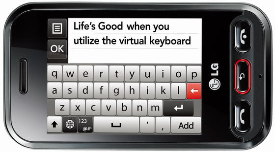 LG Cookie 3G T320 - description and parameters