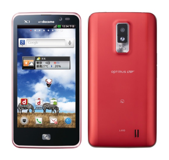 LG Optimus LTE - description and parameters