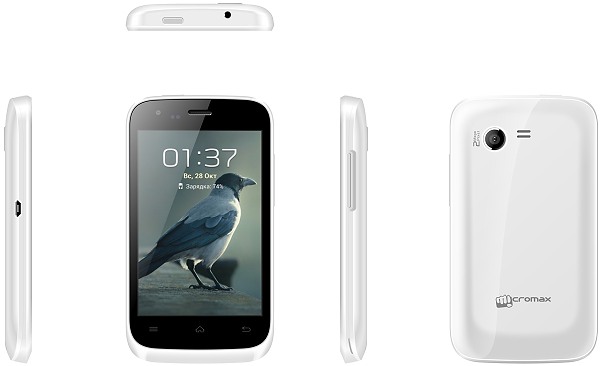 Micromax Bolt A62 - description and parameters
