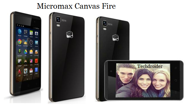 Micromax A093 Canvas Fire - description and parameters