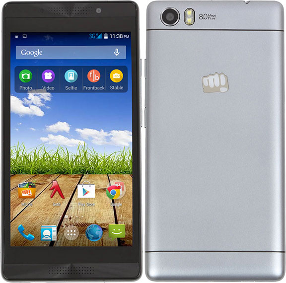 Micromax Canvas Fire 4G Plus Q412 - description and parameters