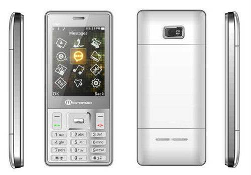 Micromax X368 - description and parameters