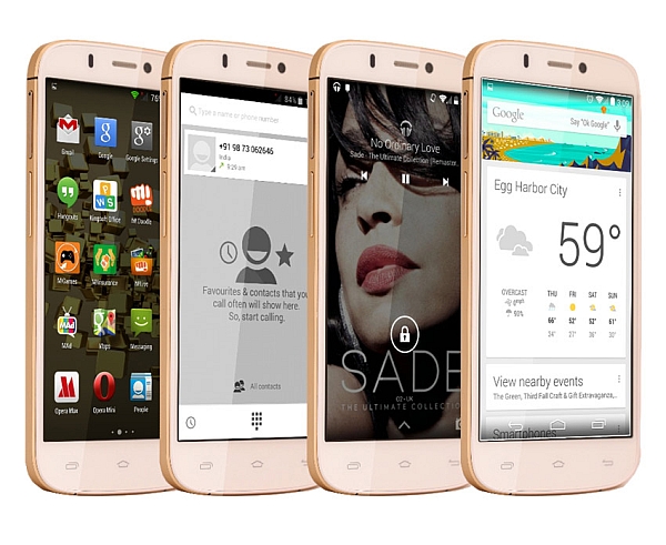 Micromax A300 Canvas Gold - description and parameters