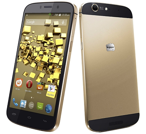 Micromax A300 Canvas Gold - description and parameters