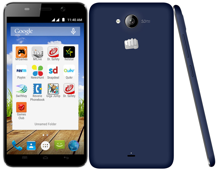 Micromax Canvas Play Q355 - description and parameters