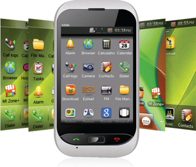 Micromax X396 - description and parameters