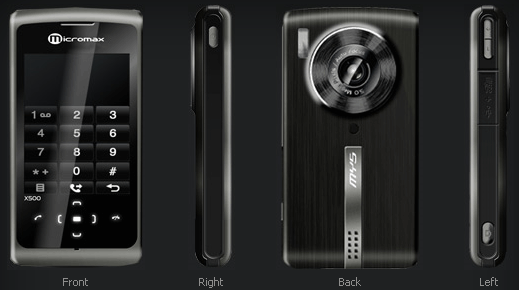 Micromax X500 - description and parameters