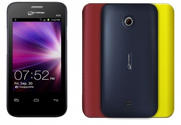 Micromax A56 - description and parameters