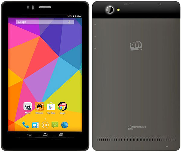 Micromax Canvas Tab P470 - description and parameters