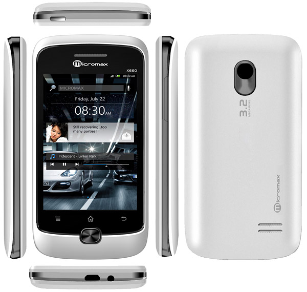 Micromax X660 - description and parameters
