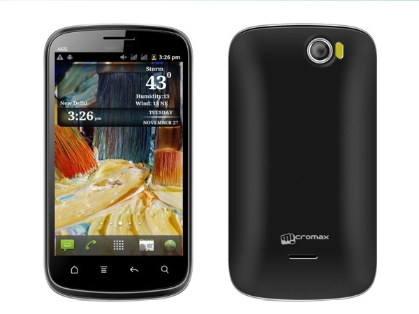 Micromax A65 Bolt - description and parameters