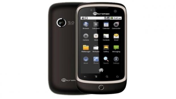 Micromax A70 - description and parameters