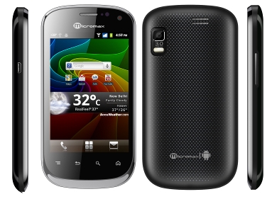 Micromax A75 - description and parameters