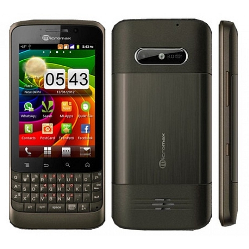 Micromax A78 - description and parameters