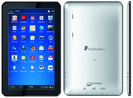 Micromax Funbook Pro - description and parameters