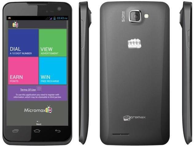 Micromax A94 Canvas MAd - description and parameters