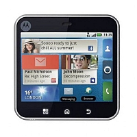 
Motorola FlipOut supports frequency bands GSM and HSPA. Official announcement date is  June 2010. The device is working on an Android OS, v2.1 (Eclair) with a 600 MHz Cortex-A8 processor an